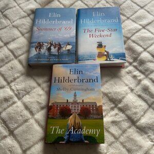 Three Preowned Hardcover Elin Hilderbrand Books